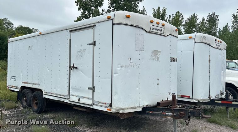 image for item MQ9397 1993 Haulmark  enclosed cargo trailer