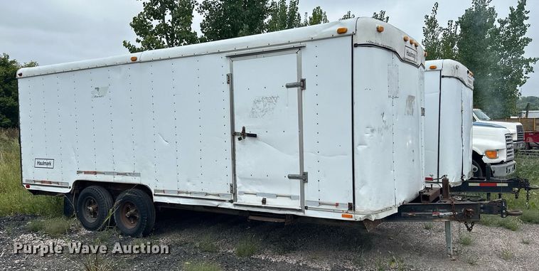 image for item MQ9397 1993 Haulmark  enclosed cargo trailer