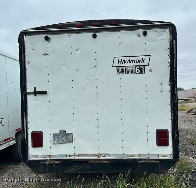 image for item MQ9397 1993 Haulmark  enclosed cargo trailer