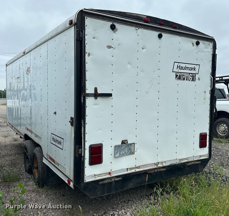 image for item MQ9397 1993 Haulmark  enclosed cargo trailer