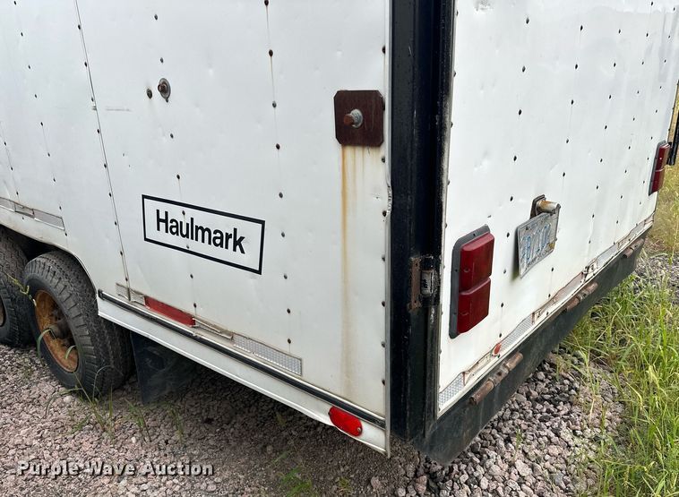 image for item MQ9397 1993 Haulmark  enclosed cargo trailer