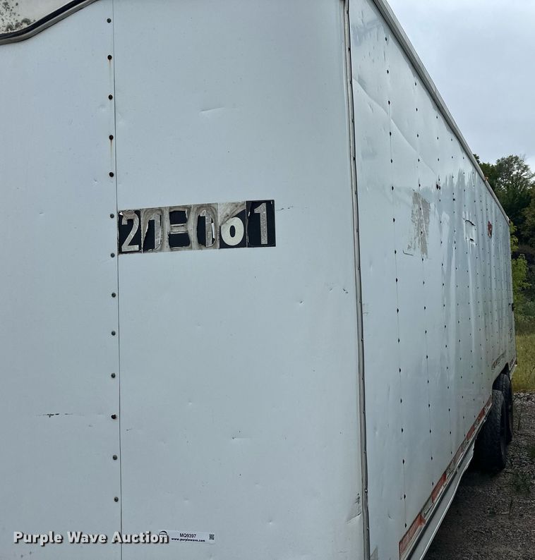 image for item MQ9397 1993 Haulmark  enclosed cargo trailer