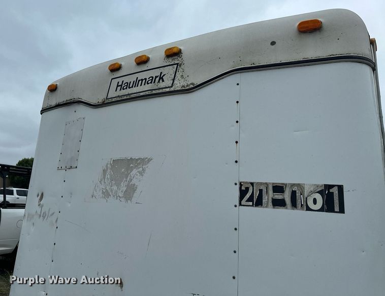 image for item MQ9397 1993 Haulmark  enclosed cargo trailer