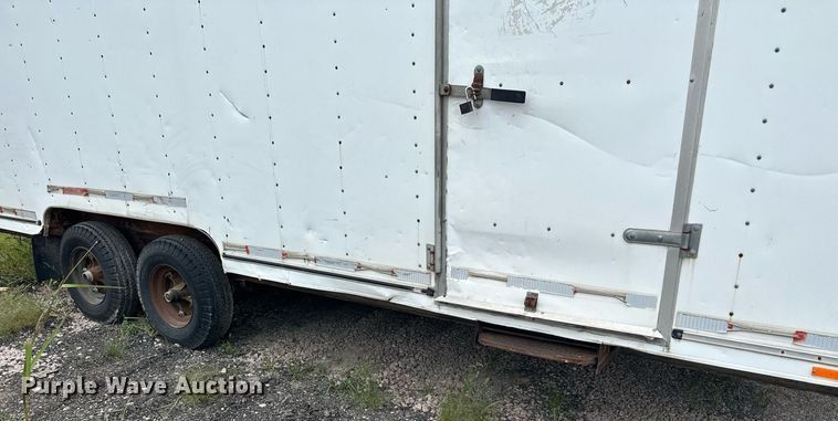 image for item MQ9397 1993 Haulmark  enclosed cargo trailer