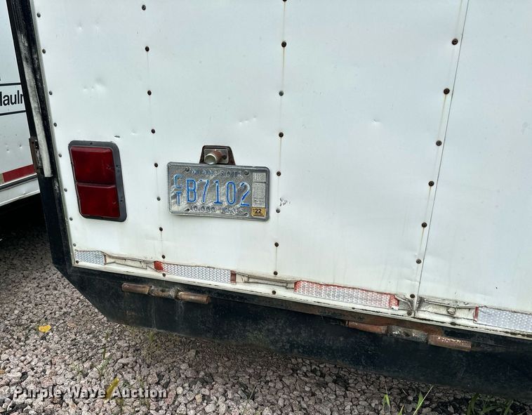 image for item MQ9397 1993 Haulmark  enclosed cargo trailer