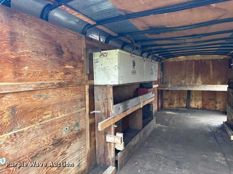 image for item MQ9397 1993 Haulmark  enclosed cargo trailer