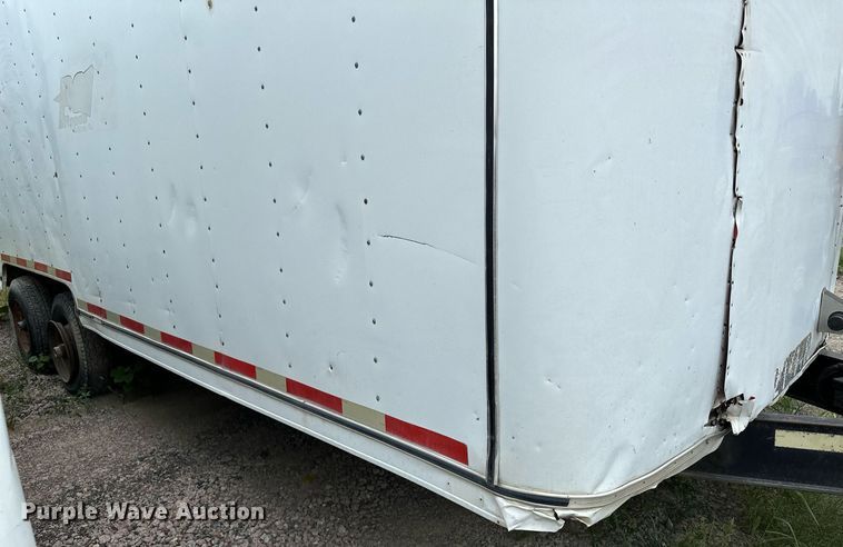 image for item MQ9398 1992 Haulmark  enclosed cargo trailer