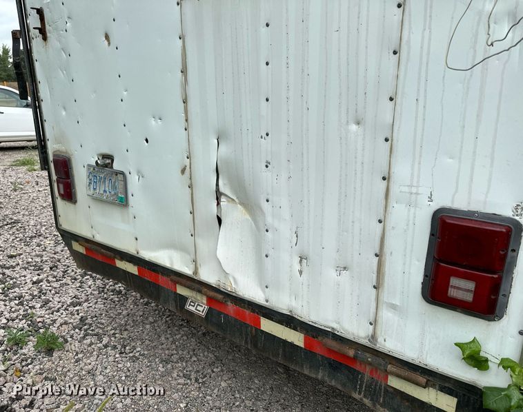 image for item MQ9398 1992 Haulmark  enclosed cargo trailer