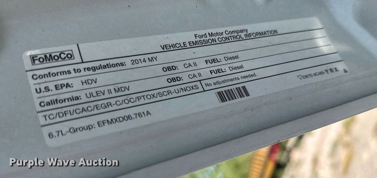 image for item MQ9446 2014 Ford F250 Super Duty  SuperCab pickup truck