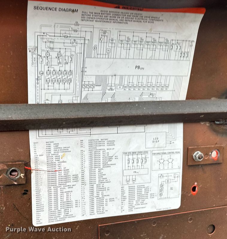 image for item MQ9462 Toyota 7FBEU18  forklift