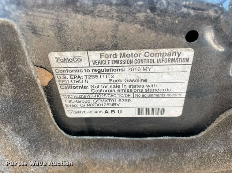 image for item MR9091 2016 Ford Escape  SUV