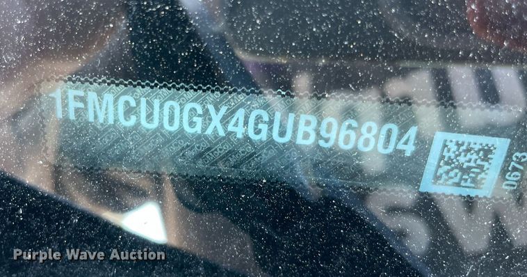 image for item MR9091 2016 Ford Escape  SUV