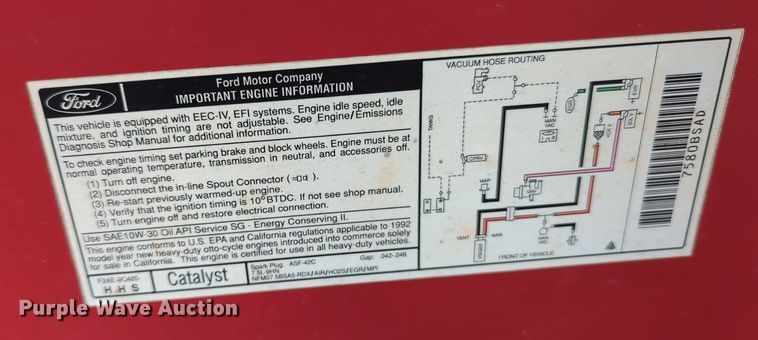 image for item MX9453 1993 Ford F350  Crew Cab pickup truck