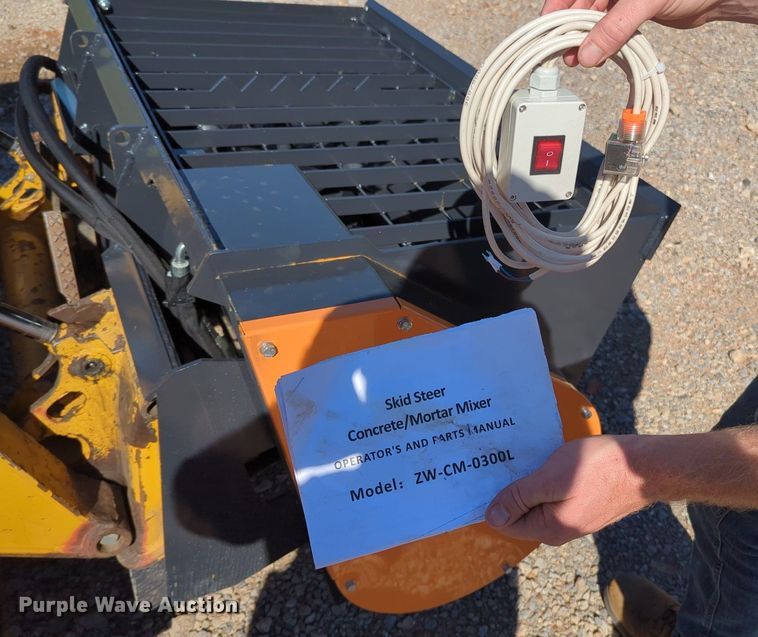 image for item MX9493 2023 Wolverine CM-11-250V  skid steer concrete mixer