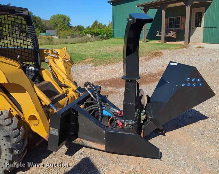 image for item MX9495 2023 Mower King SSBX42S  skid steer wood chipper