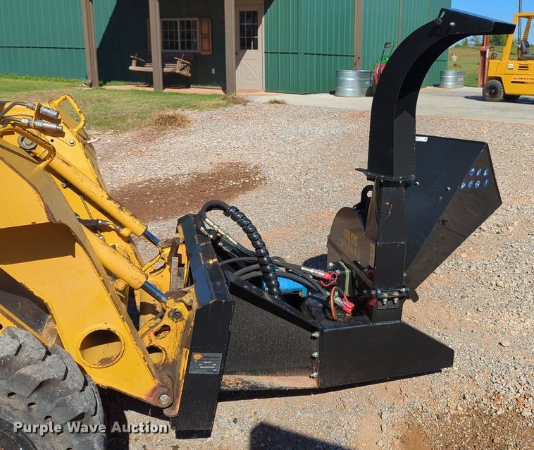 image for item MX9495 2023 Mower King SSBX42S  skid steer wood chipper