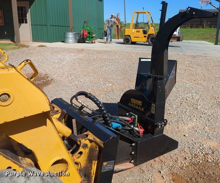 image for item MX9495 2023 Mower King SSBX42S  skid steer wood chipper