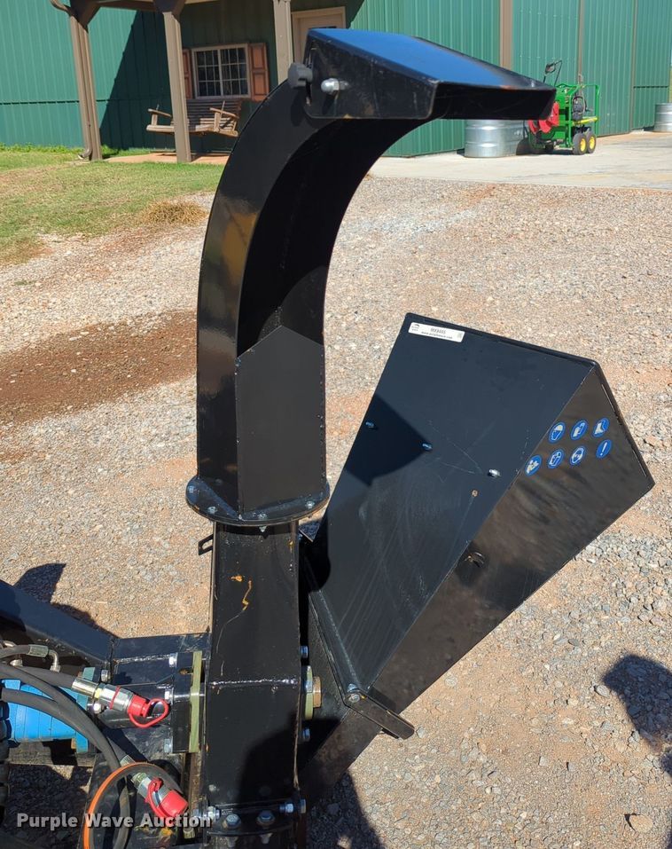 image for item MX9495 2023 Mower King SSBX42S  skid steer wood chipper