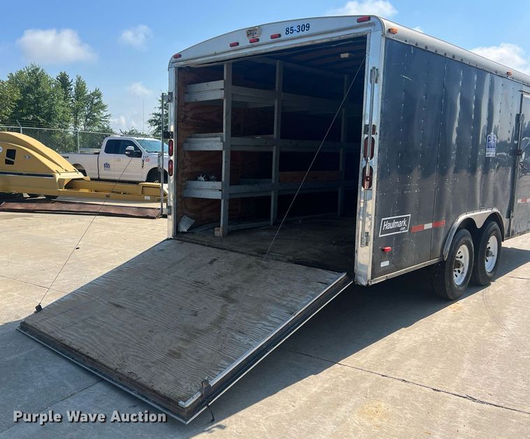 image for item NA9082 2004 Haulmark TH85X20WT2  enclosed cargo trailer