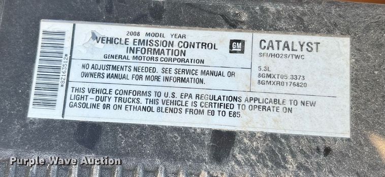 image for item NA9198 2008 Chevrolet Silverado 1500  Ext. Cab pickup truck