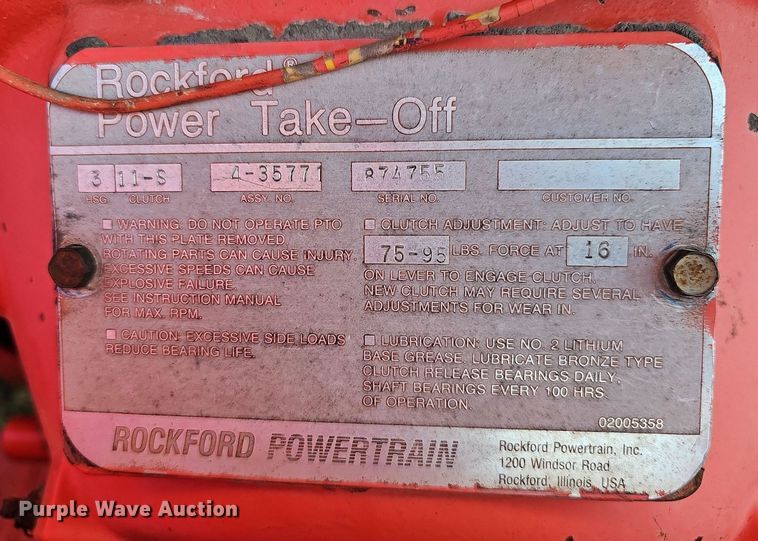 image for item NJ9809 1994 Brush Bandit 200 Plus  wood chipper