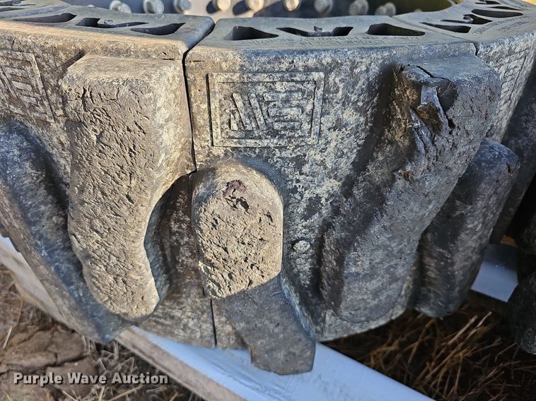 image for item NJ9810 (4) Evolution EWRS 12X16.5 skid steer wheels and tires