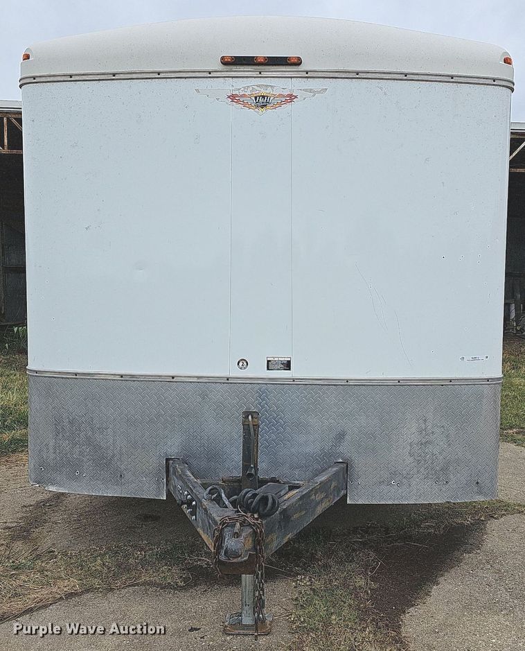 image for item NJ9812 2002 H&H  enclosed cargo trailer