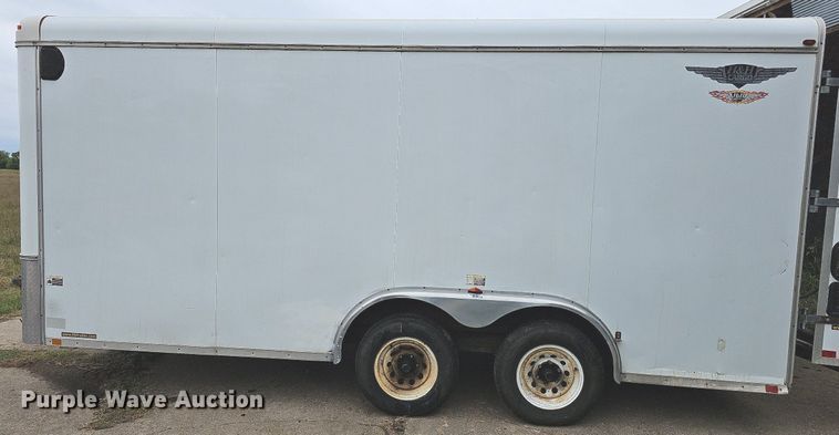 image for item NJ9812 2002 H&H  enclosed cargo trailer