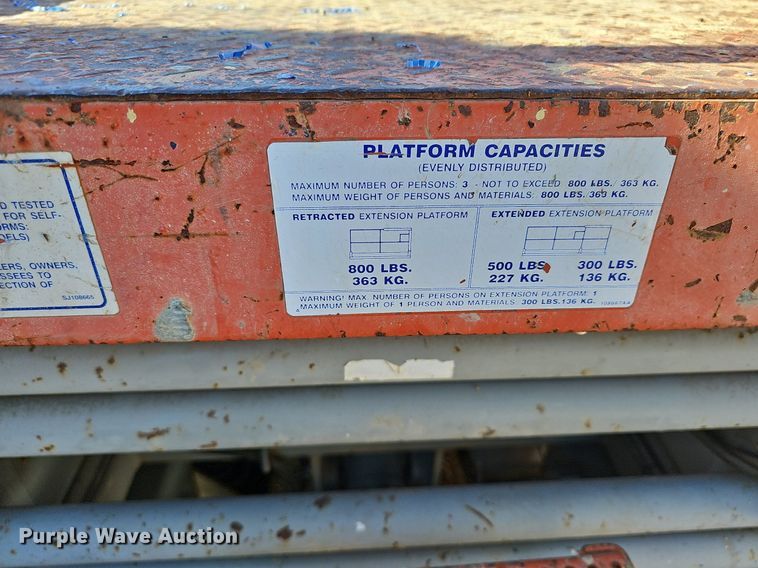 image for item NJ9817 1997 Skyjack SJ4626  scissor lift