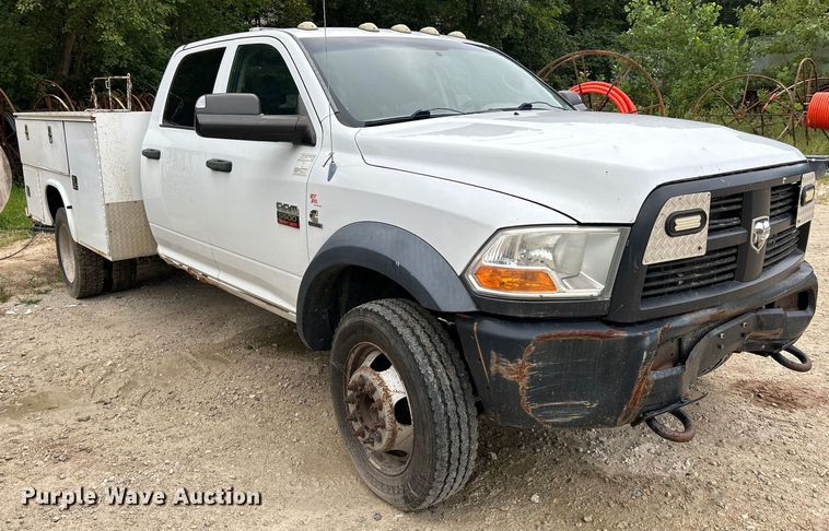 image for item NL9606 2012 Dodge Ram 5500 Heavy Duty  Crew Cab utility / service truck