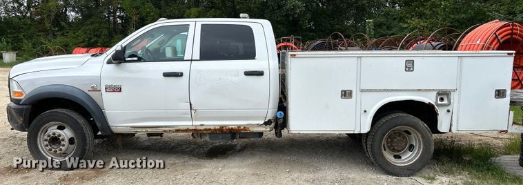 image for item NL9606 2012 Dodge Ram 5500 Heavy Duty  Crew Cab utility / service truck
