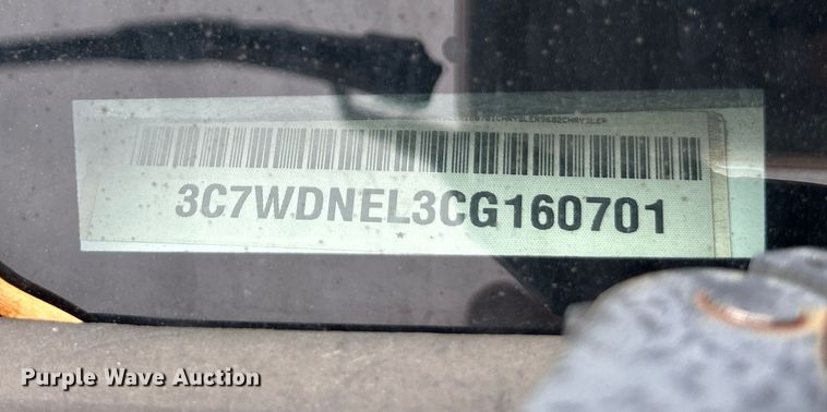 image for item NL9606 2012 Dodge Ram 5500 Heavy Duty  Crew Cab utility / service truck