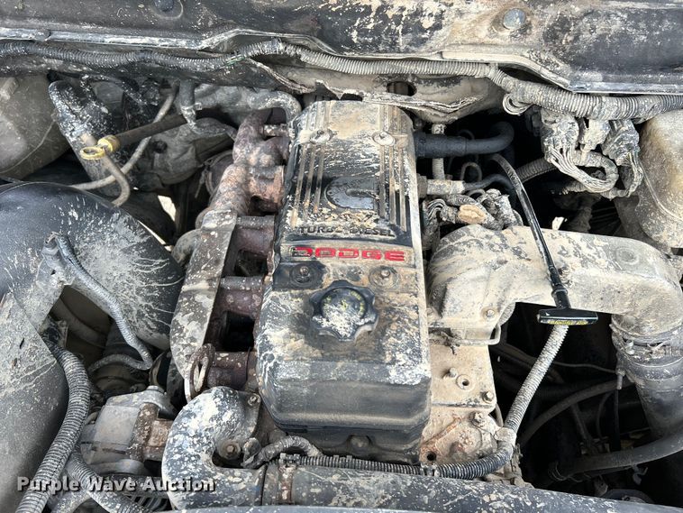 image for item NL9608 2006 Dodge Ram 3500  Mega Cab flatbed pickup truck