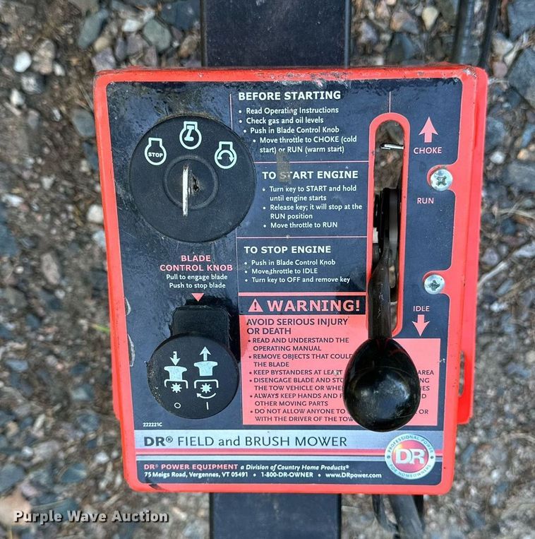 image for item NP9654 DR   brush mower