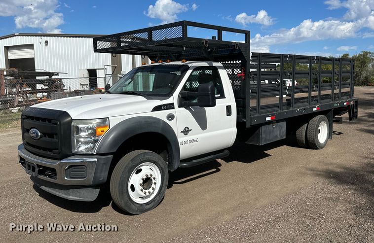 image for item NP9661 2012 Ford F550  flatbed truck