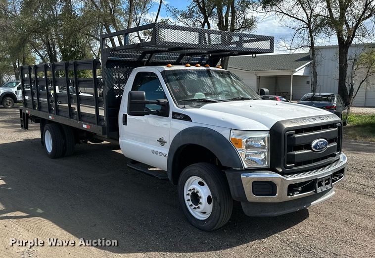 image for item NP9661 2012 Ford F550  flatbed truck