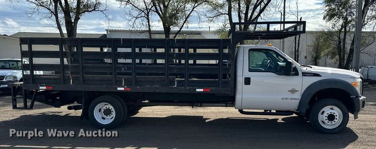 image for item NP9661 2012 Ford F550  flatbed truck