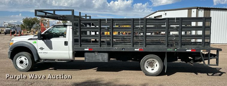 image for item NP9661 2012 Ford F550  flatbed truck