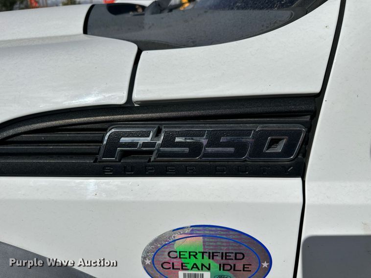 image for item NP9661 2012 Ford F550  flatbed truck