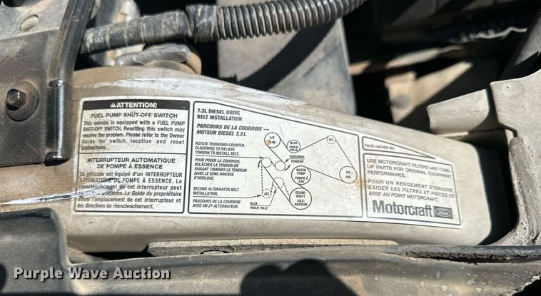 image for item NP9698 1999 Ford F550  flatbed truck