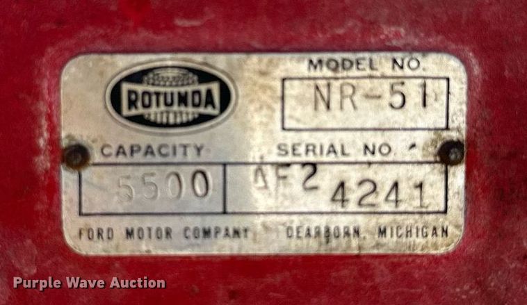 image for item NP9952 Rotunda NR-51  air lift jack