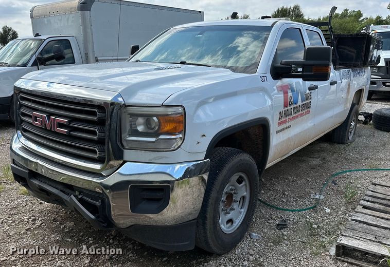 image for item NQ9313 2015 GMC Sierra 2500HD  Double Cab pickup truck