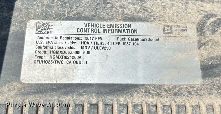 image for item NQ9314 2017 GMC Sierra 2500HD  pickup truck