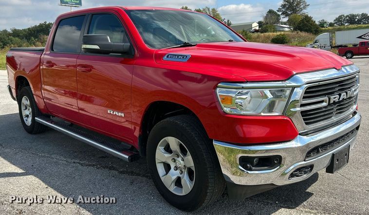 image for item NQ9864 2021 Dodge Ram 1500  Crew Cab pickup truck