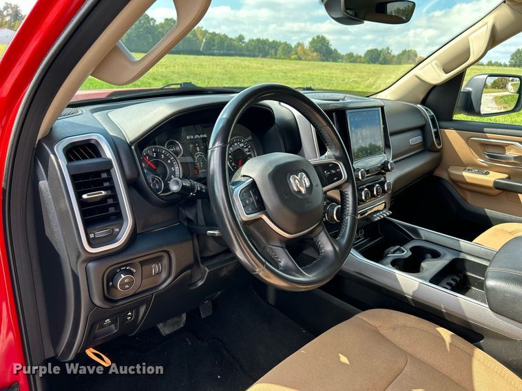 image for item NQ9864 2021 Dodge Ram 1500  Crew Cab pickup truck