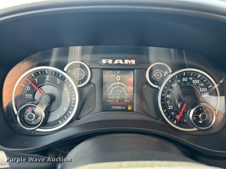 image for item NQ9864 2021 Dodge Ram 1500  Crew Cab pickup truck