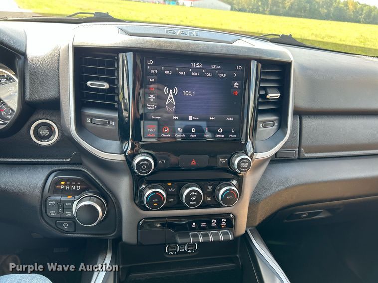 image for item NQ9864 2021 Dodge Ram 1500  Crew Cab pickup truck