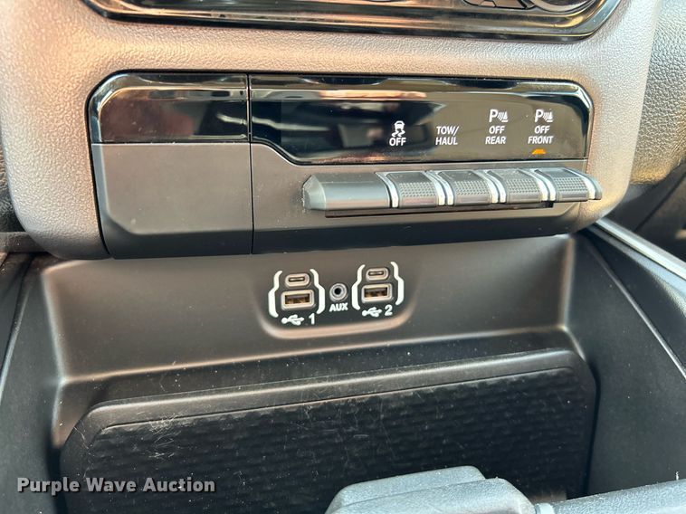 image for item NQ9864 2021 Dodge Ram 1500  Crew Cab pickup truck