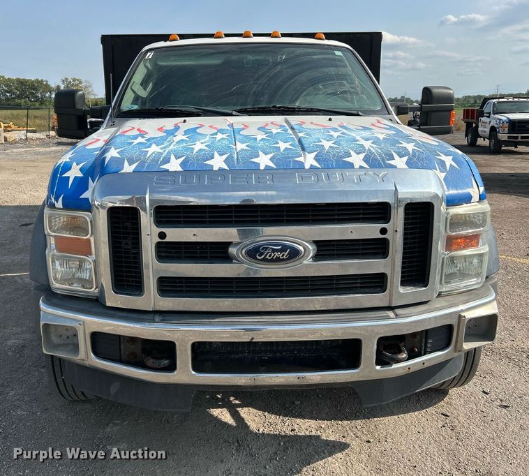 image for item NQ9871 2008 Ford F450 Super Duty XLT  flatbed truck