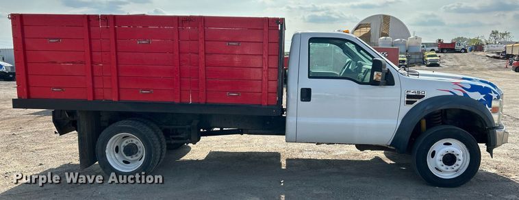 image for item NQ9871 2008 Ford F450 Super Duty XLT  flatbed truck